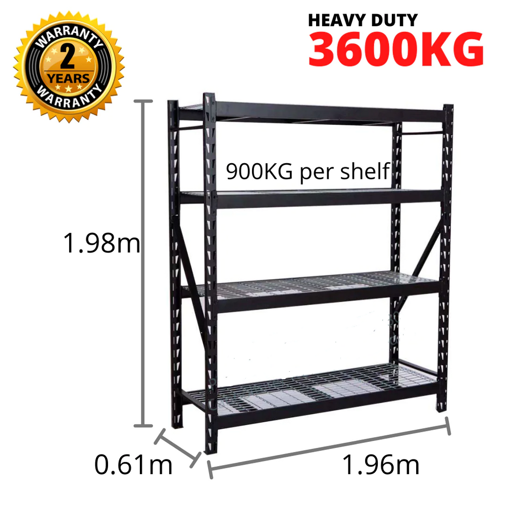 1.98M*1.96M*0.61M 3600KG HEAVY-DUTY WIRE RACKING