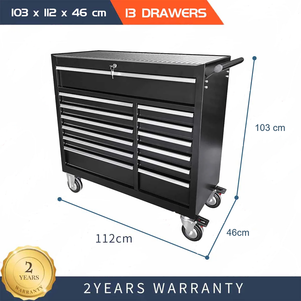 42'' 13-DRAWER ROLLER CABINET TOOLBOX