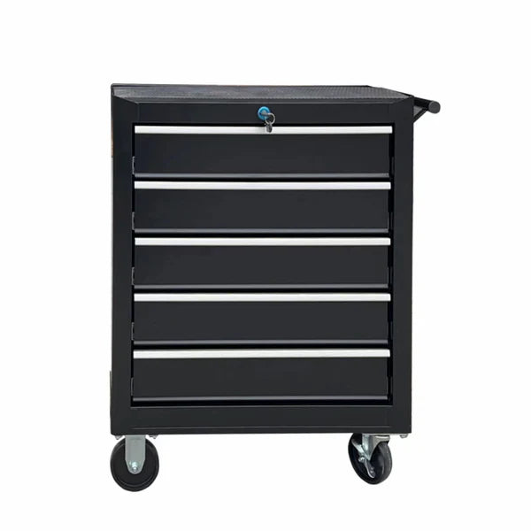 26'' 5-Drawer Roller Cabinet Toolbox With Caster Wheels