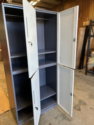 4-Door Storage Cabinet Lockable Cupboard