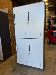 4-Door Storage Cabinet Lockable Cupboard