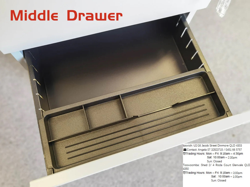 3 DRAWER MOBILE FILING PEDESTAL