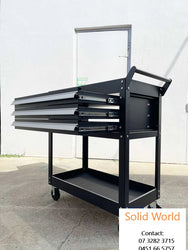 2-TIER TROLLEY WITH 3-DRAWER (TIER LOAD: 50KG)