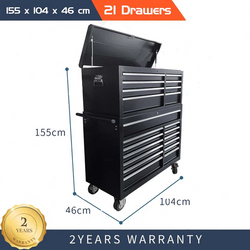 COMBO DEAL - 42'' 21-DRAWER ROLLER CABINET TOOLBOX