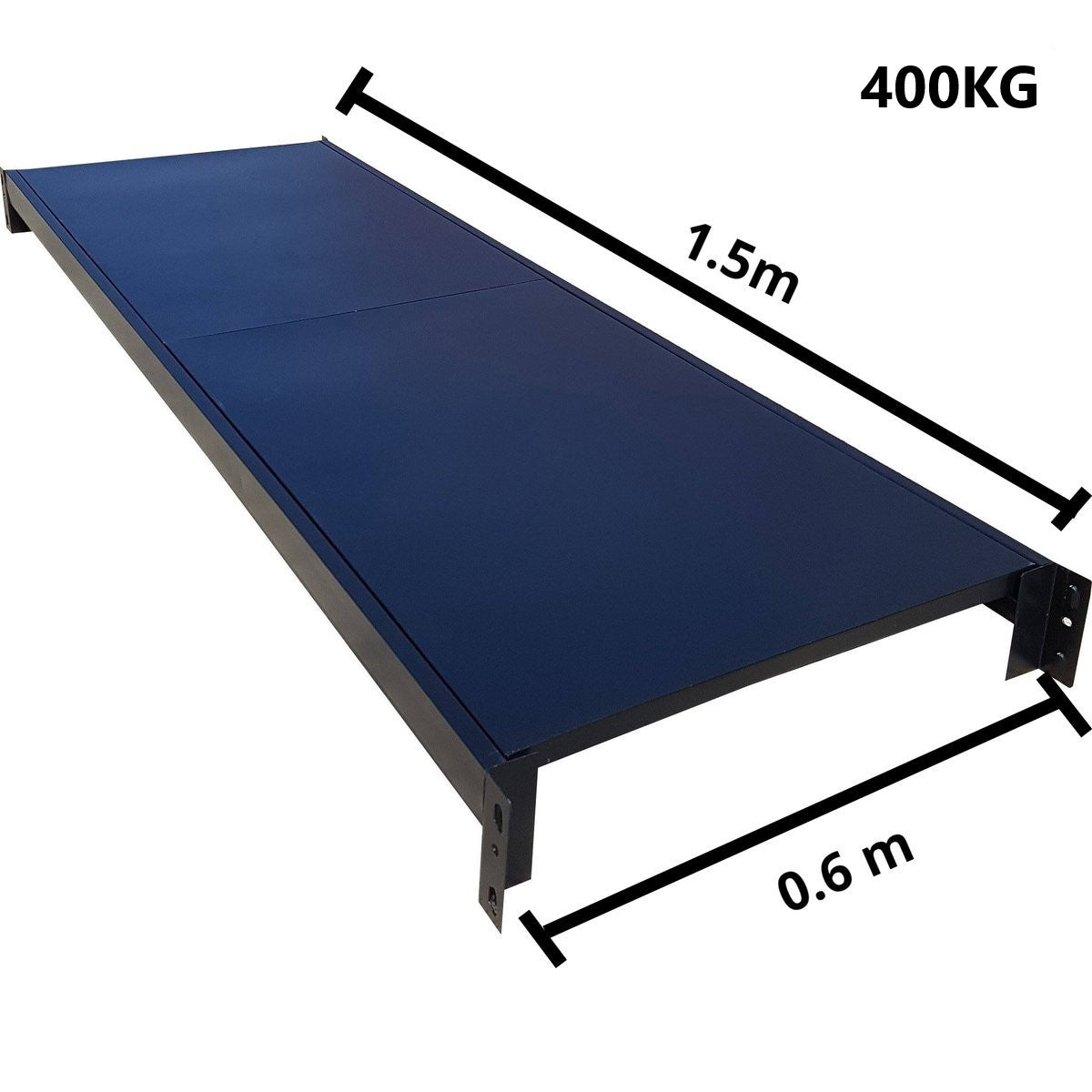Extra Shelf 1.5m(w) x 0.6m Depth For 1600kg Shelving Black HD