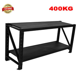 Work Bench 1.2m x 0.9m x 0.5m 400KG Black