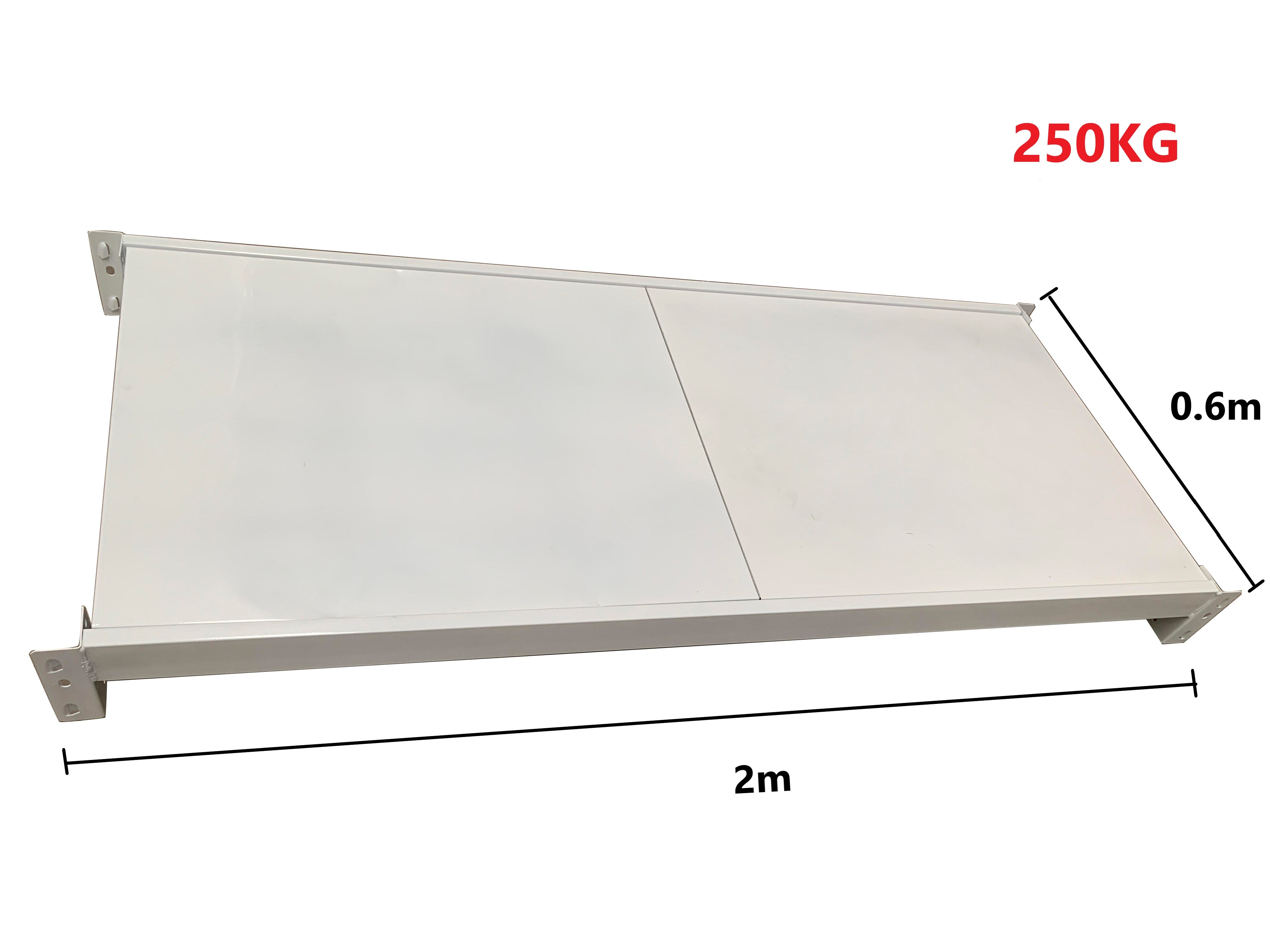 Extra Shelf 2.0m(w) x 0.6m Depth For 1000kg Shelving White
