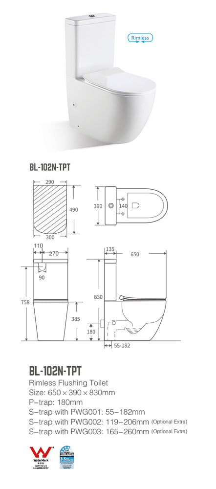 Toilet - BL-102N-TPT