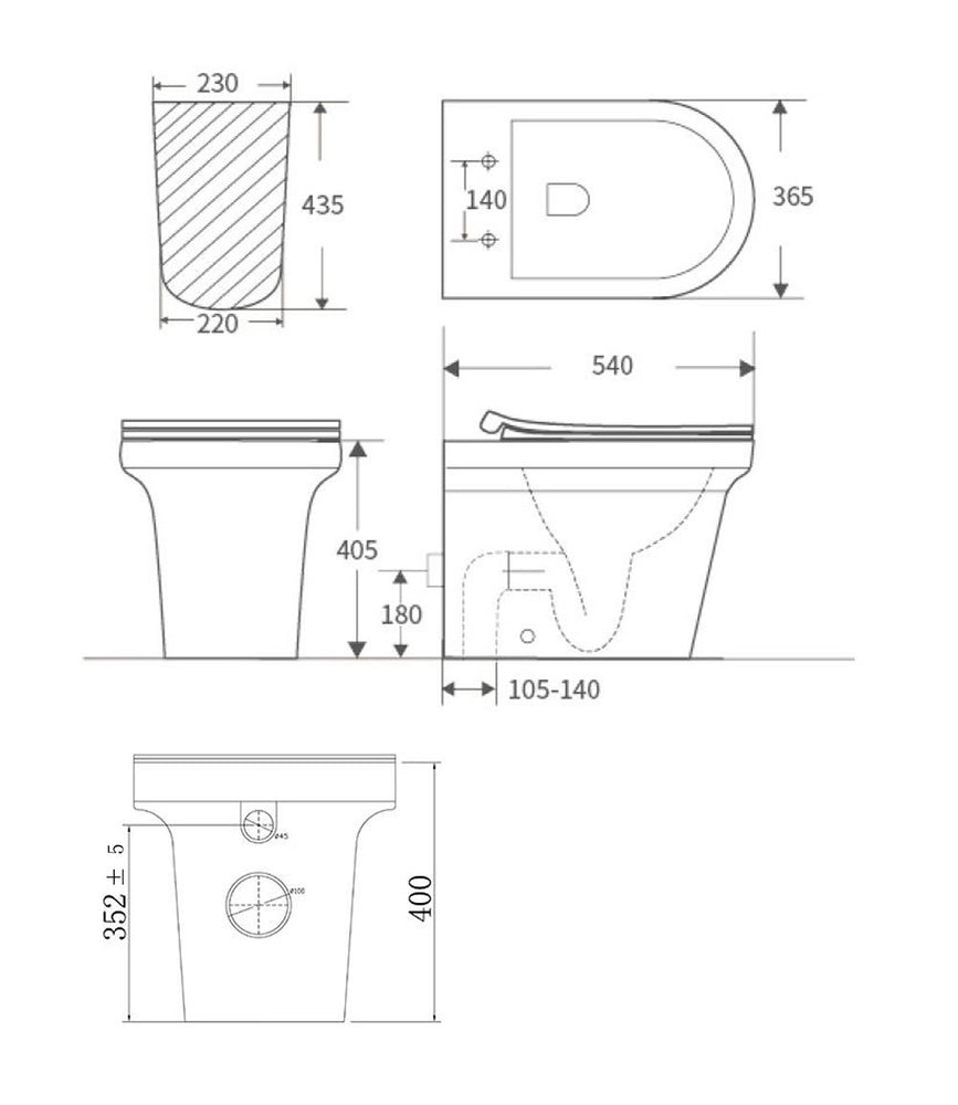 Toilet - BL-101N-FST-A