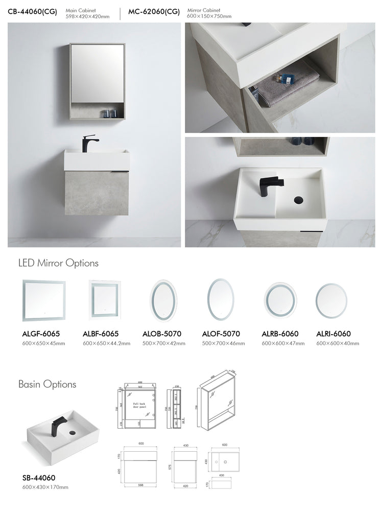 Bathroom Cabinet - CB-44060(CG)