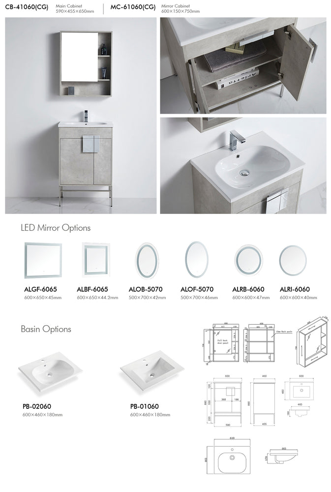 Bathroom Cabinet - CB-41060(CG)