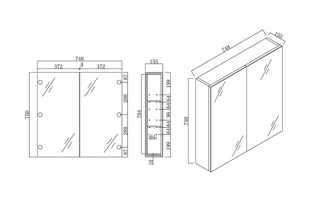 PVC Cabinet - MC-63075