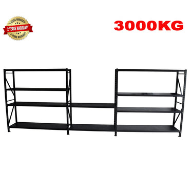 5.2m(W) x 2.4m(H) x 0.5m(D) 1600KG Connecting Shelving