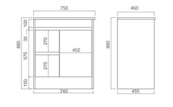 PVC Cabinet - CB-46075L