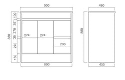 PVC Cabinet - CB-46090R