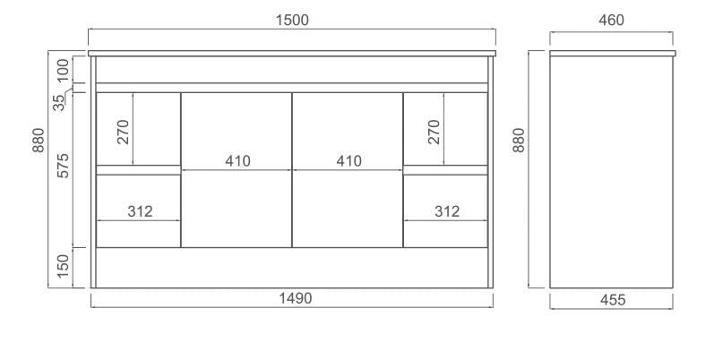 PVC Cabinet - CB-46150