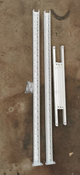 1.8m(H)x0.6m(D) Extra Upright White