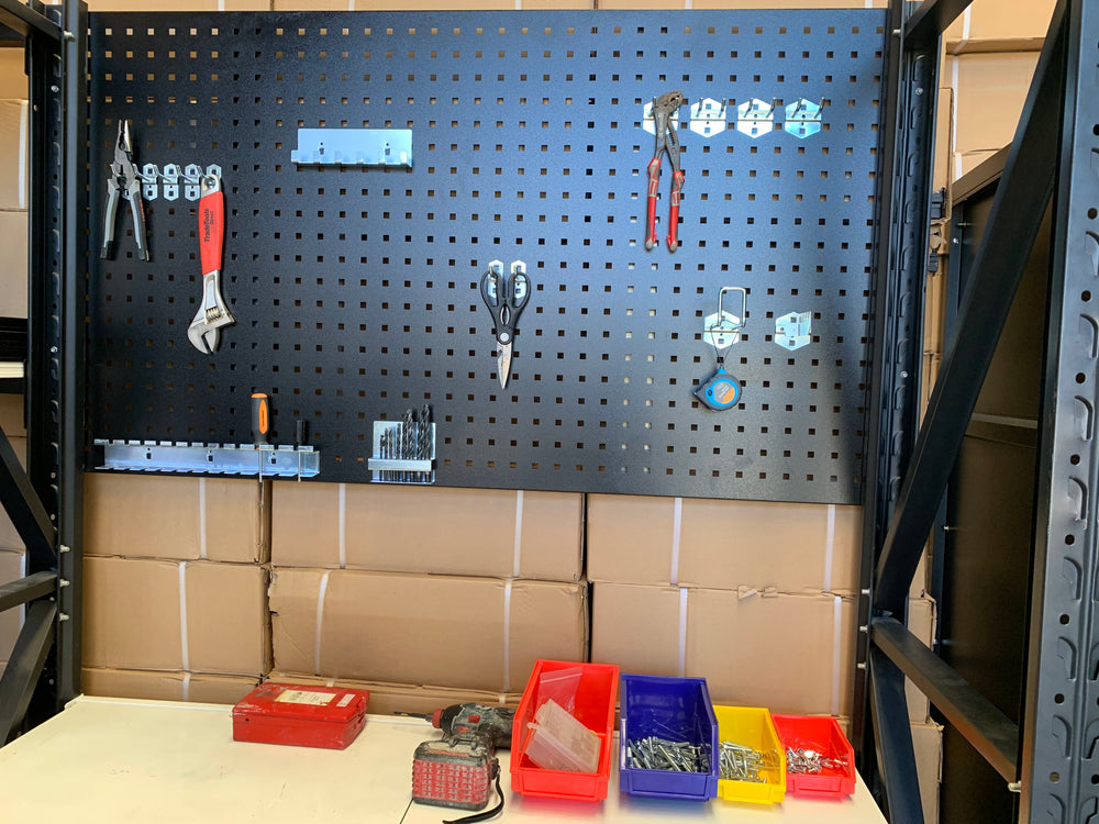 Pegboard for Shelving and Workbench