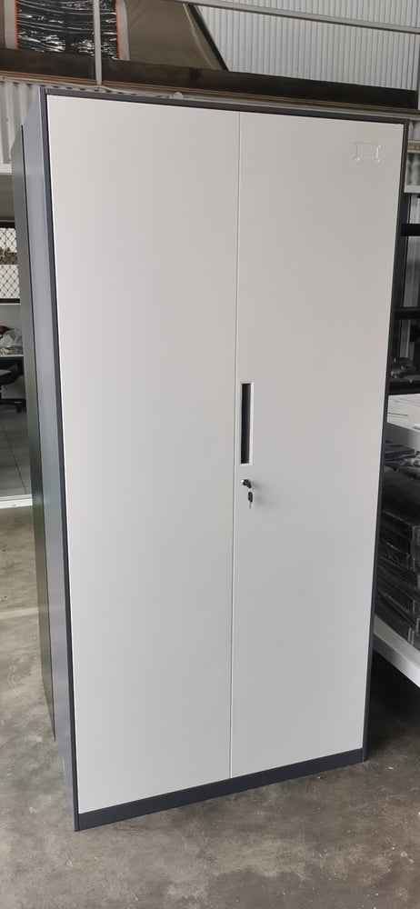 2 Doors Steel Storage Cabinet Lockable Cupboard