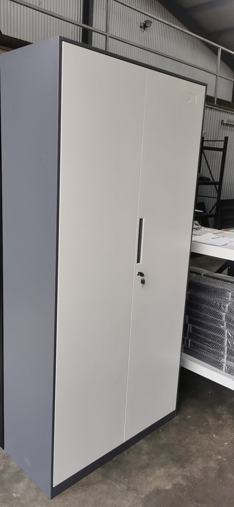 2 Doors Steel Storage Cabinet Lockable Cupboard