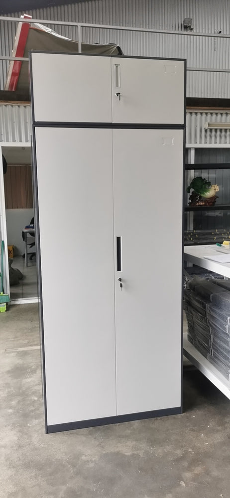 2 Doors Steel Storage Cabinet Lockable Cupboard